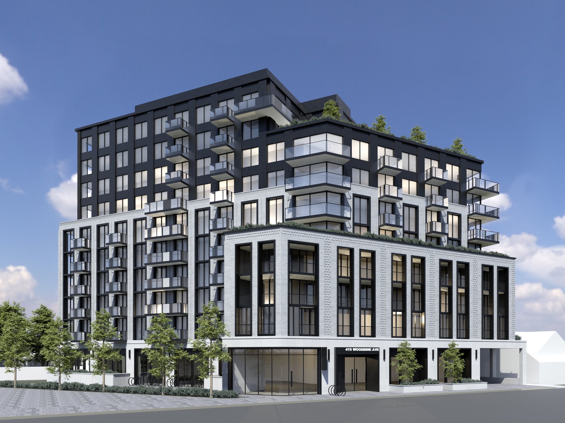 419 Woodbine Ave development rendering